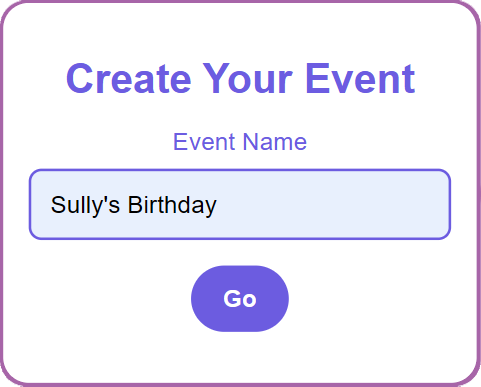 Event Name Example